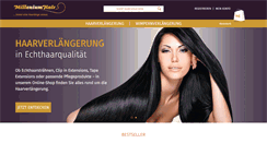 Desktop Screenshot of milleniumhair.de