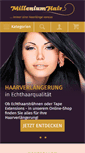 Mobile Screenshot of milleniumhair.de